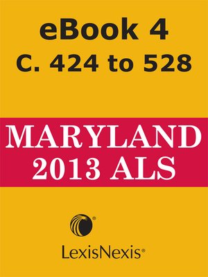 cover image of Maryland Advance Legislative Service